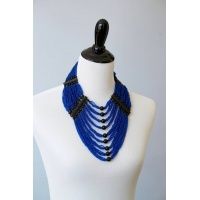 multistrand_glass_beads_necklace_with_genuine_ebony_wood-_blue