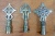Three Ethiopian Orthodox Coptic Ceremonial Crosses