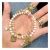 Pink Opal and Crystal Bracelet 