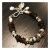 Brown Sea Shell with Crystals Bracelet 