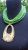 Genuine leather Multi-strand Statement necklace