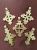 Wholesale Lot of Five Hand Crafted Bronze Ethiopian Coptic Christian Cross pendants