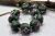 African red green African Beads ,Glass beads , African powder Recycled glass , disc beads , Jewelry Supplies Beads