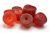 Old African glass beads ,translucent ,Tribal African Jewelry Supply, red ,Trade beads , Statement Beads , Ethnic Jewelry, 28mm x 19mm
