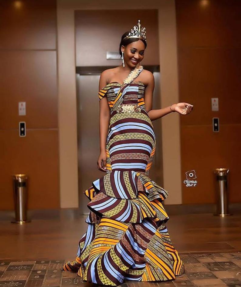 Stylish Ankara Mermaid Dress Ankara Dress African dress